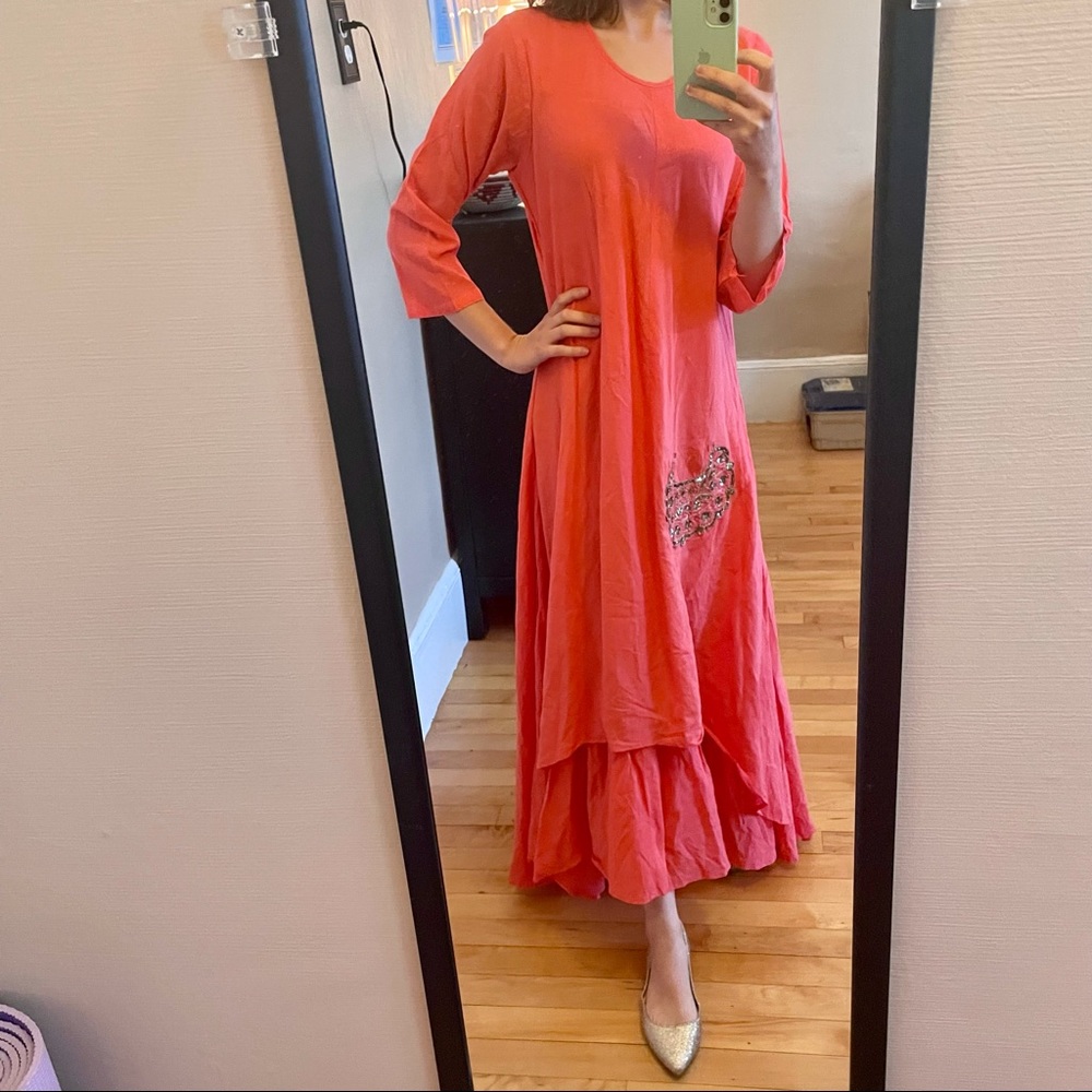 NWT Elle Noor Cotton Maxi Dress